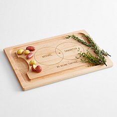 Couples Diagram Wood Cutting Board
