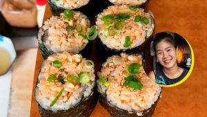 WFH lunch inspo: Masterchef finalist Genevieve Lee's favourite pantry meal is spicy tuna maki